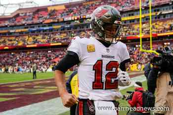 Tom Brady intercepted twice as Washington stun Tampa Bay Buccaneers - Barrhead News