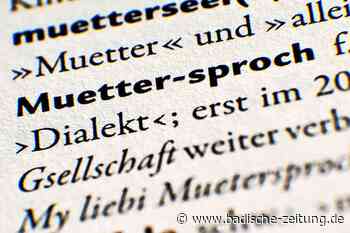 Mehr Mut zum Dialekt - Breisach - Badische Zeitung