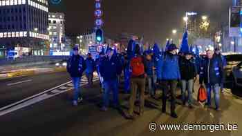 Verkeershinder in Brussel door actie van politiebonden: ‘Straks trekken ze naar de luchthaven van Zaventem’