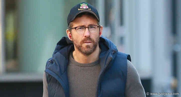 Ryan Reynolds Shows Off His Cool Fall Fashion While Taking His Dog for a Walk