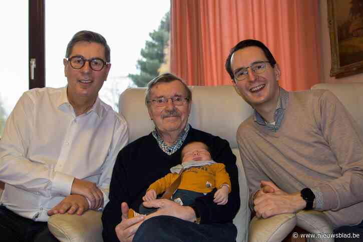 Victor zorgt voor eerste viergeslacht bij familie Janssens