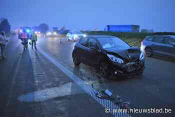 Kop-staartbotsing veroorzaakt verkeersellende
