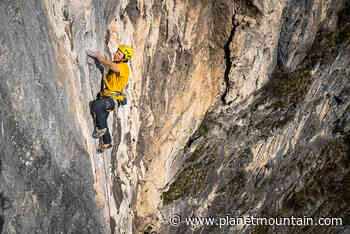 Restiamo Umani sulla Parete Rossa sopra Lecco di Dimitri Anghileri e Luca Schiera - PlanetMountain