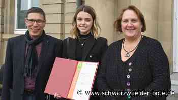 Große Ehre für Haiterbacherin: Auch Bundespreis geht an Anna Pajdakovic