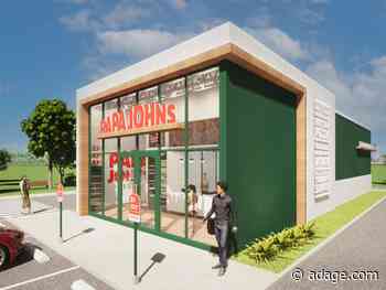 Papa Johns updates logo and restaurant design