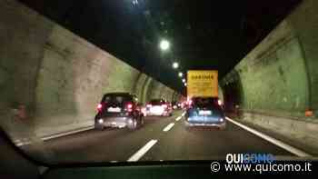 Incidente in galleria San Fermo sulla A9: traffico rallentato. Tra i feriti una bimba di 5 anni - QuiComo