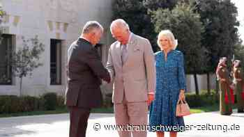 Charles und Camilla treffen König Abdullah II.