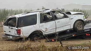 Driver hospitalized after rollover crash on Hwy 198 in Lemoore