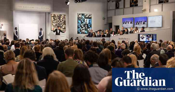 Art from acrimonious divorce raises $676m at Sotheby’s in New York