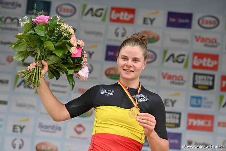 Gemeente stelt huldiging Lotte Kopecky uit