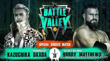 NJPW Battle In The Valley Results: Title Change, Former WWE NXT Star Appears, Okada - Wrestling Inc.
