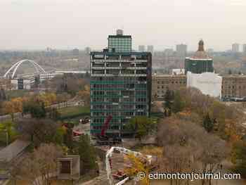 Structural demolition of Alberta's 1951 Legislature Annex building begins
