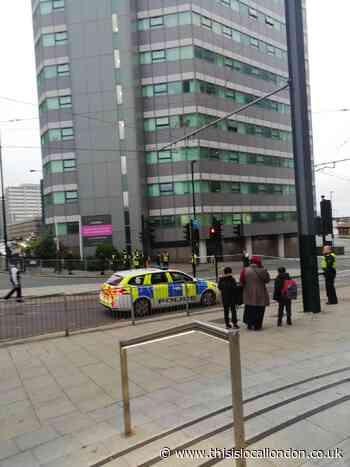 Heavy emergency services presence seen at West Croydon