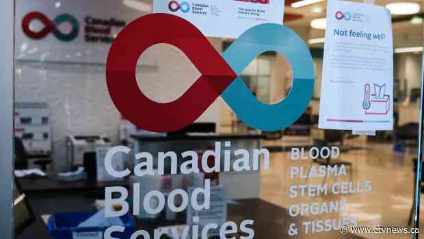 Canadian Blood Services to soon recommend end to ban on gay men donating blood