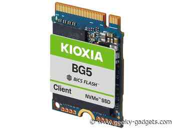 KIOXIA BG5 PCIe Gen4 NVMe SSD storage