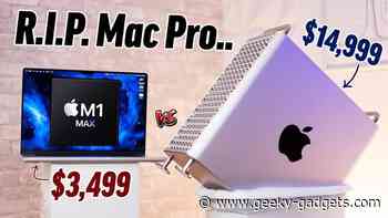 M1 Max MacBook Pro takes on $15,000 Mac Pro (Video)