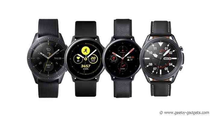 Samsung Galaxy Watch, Galaxy Watch Active, Galaxy Watch Active2 and Galaxy Watch3 update released