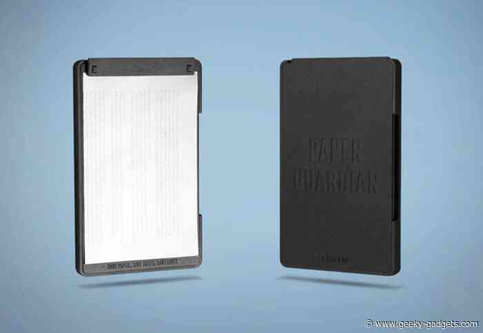 Paper Guardian eco-friendly refillable notebook