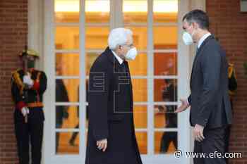 Sánchez celebra las excelentes relaciones y sintonía de España e Italia - Agencia EFE