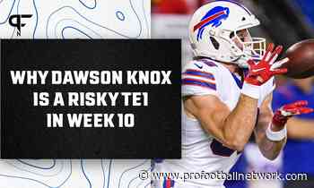 Dawson Knox Start/Sit Week 10: A boom-bust TE1 - Pro Football Network
