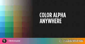 Color Alpha Anywhere