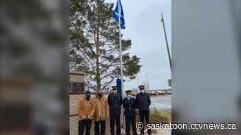 Sask. RCMP fly Métis Nation flag in Saskatoon, Prince Albert on Louis Riel Day