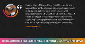 Defining and Applying UI Themes Using the Mimcss CSS-in-JS Library