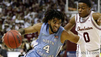 Bacot's big night rallies No. 18 North Carolina past Charleston 94-83