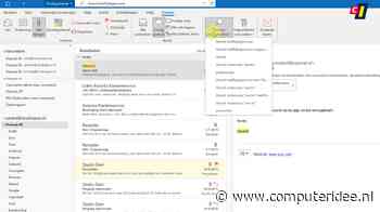 Outlook: Zoekinstellingen in het lint - Computer Idee
