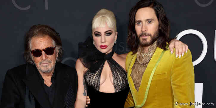 Lady Gaga & Jared Leto Dress To Impress at 'House of Gucci' NYC Premiere