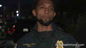 Mayor Scott criticized for wearing jacket with police shield at recent shooting - Fox Baltimore