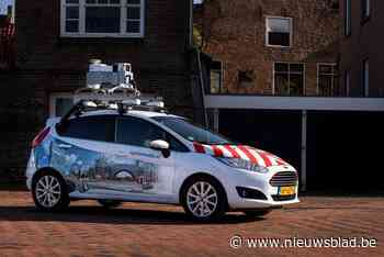 Voertuigen rijden door straten voor 360° panoramafoto’s maar privacy wordt bewaakt