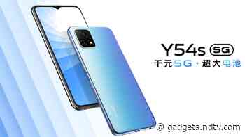 Vivo Y54s With MediaTek Dimensity 700 SoC, Dual Real Cameras Launched: Price, Specifications