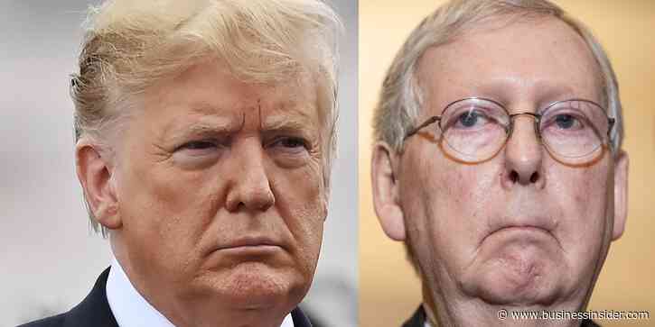 Mitch McConnell says he's 'proud' of voting for Biden's $1.2 trillion infrastructure bill despite Trump's attacks