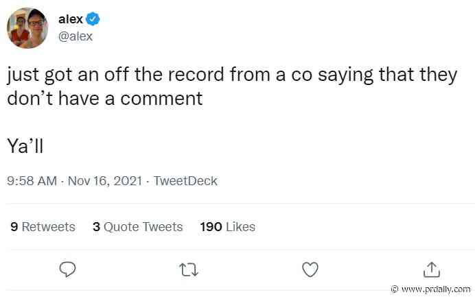 Journalists are fed up with requests to be ‘on background’ or ‘off the record’