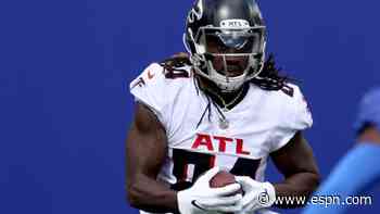 Falcons' Patterson game-time call due to ankle