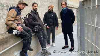 La street art sarda a Civitanova: Crisa e Skan all'opera sulle pareti del sottopasso Esso - Vivere Civitanova