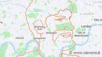 'L'uomo coi baffi', l'ultima opera del 'Picasso coi pedali' che disegna con bicicletta e GPS - Rai News