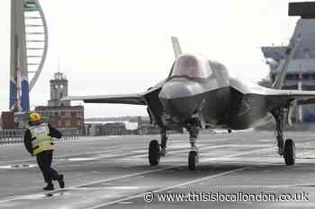Pilot had to eject as British F35 jet crashes into Mediterranean