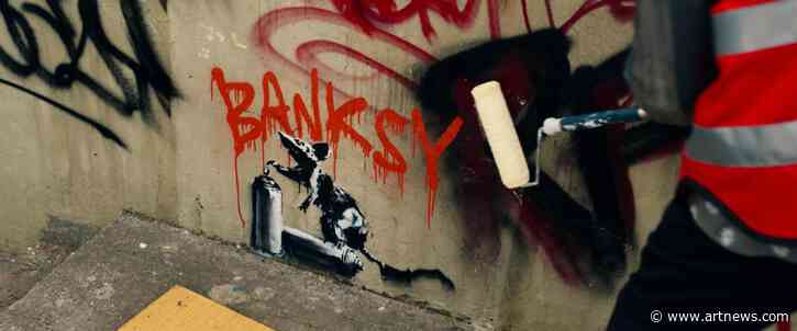 Two Banksy Pieces Are Tampered With, One Without the Artist’s Blessing