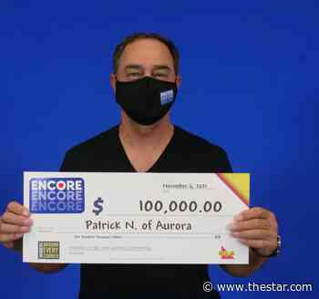 Aurora lottery winner does double take on ticket 'because of all the zeroes' - Toronto Star