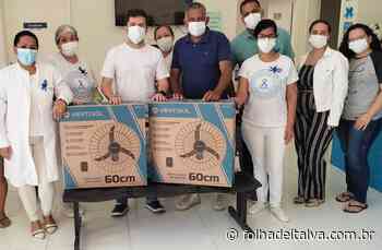 UBS Aré, distrito de Itaperuna, recebe doação de ventiladores - Folha de Italva