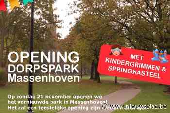 Feestelijke opening dorpspark Massenhoven  op zondag