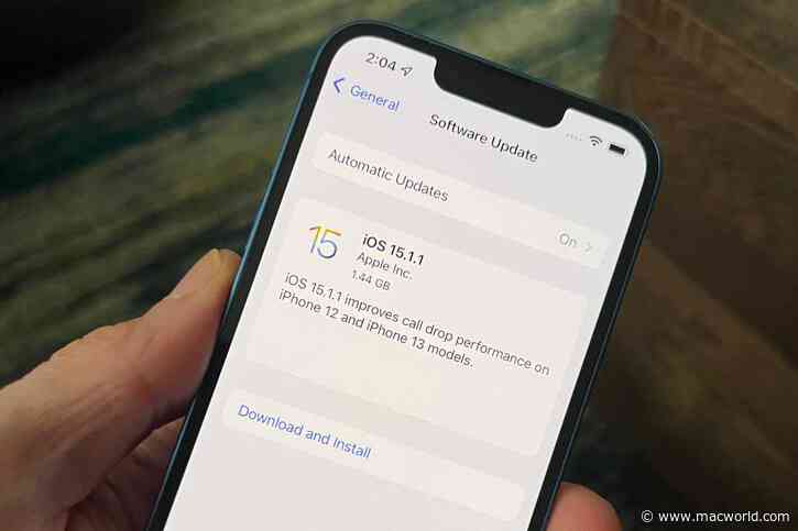 Apple releases iOS 15.1.1 for iPhone 12 and iPhone 13 with ‘call drop’ fix