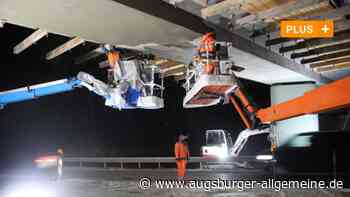 So gehen die Brückenarbeiten an der B300 in Aichach voran - Augsburger Allgemeine