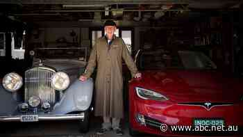 Noel loves vintage cars — but his EV now takes pride of place in his garage