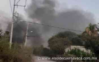 Se incendia basurero clandestino en Tlaltizapán - El Sol de Cuernavaca