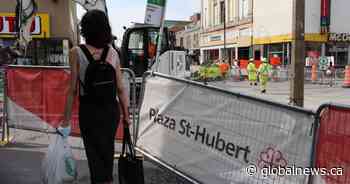 Plaza Saint-Hubert merchants feel supported while dealing with construction, coronavirus woes - Globalnews.ca