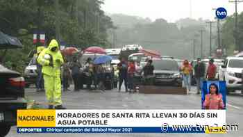 Moradores de Santa Rita Arriba protestan, llevan más de un mes sin agua potable - TVN Panamá