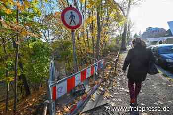 Kurzer Weg in die City noch versperrt - Freie Presse